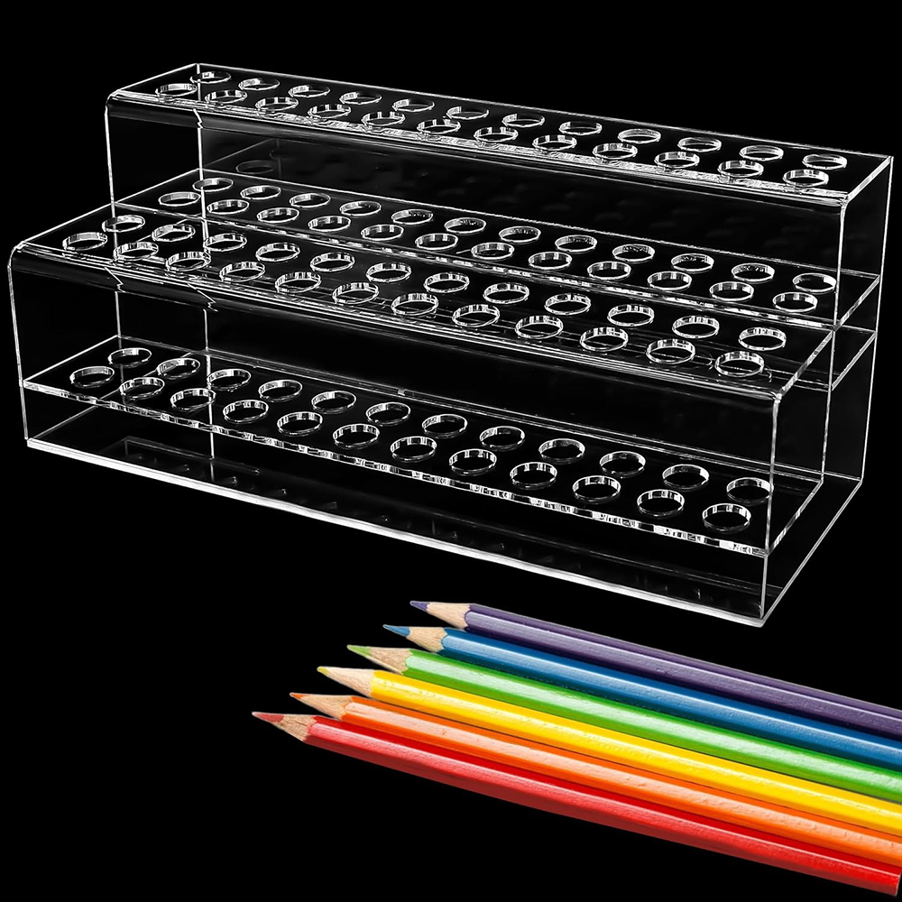 Cubicle Shelf Organizer - Przezroczysty akrylowy pojemnik na długopisy, organizer