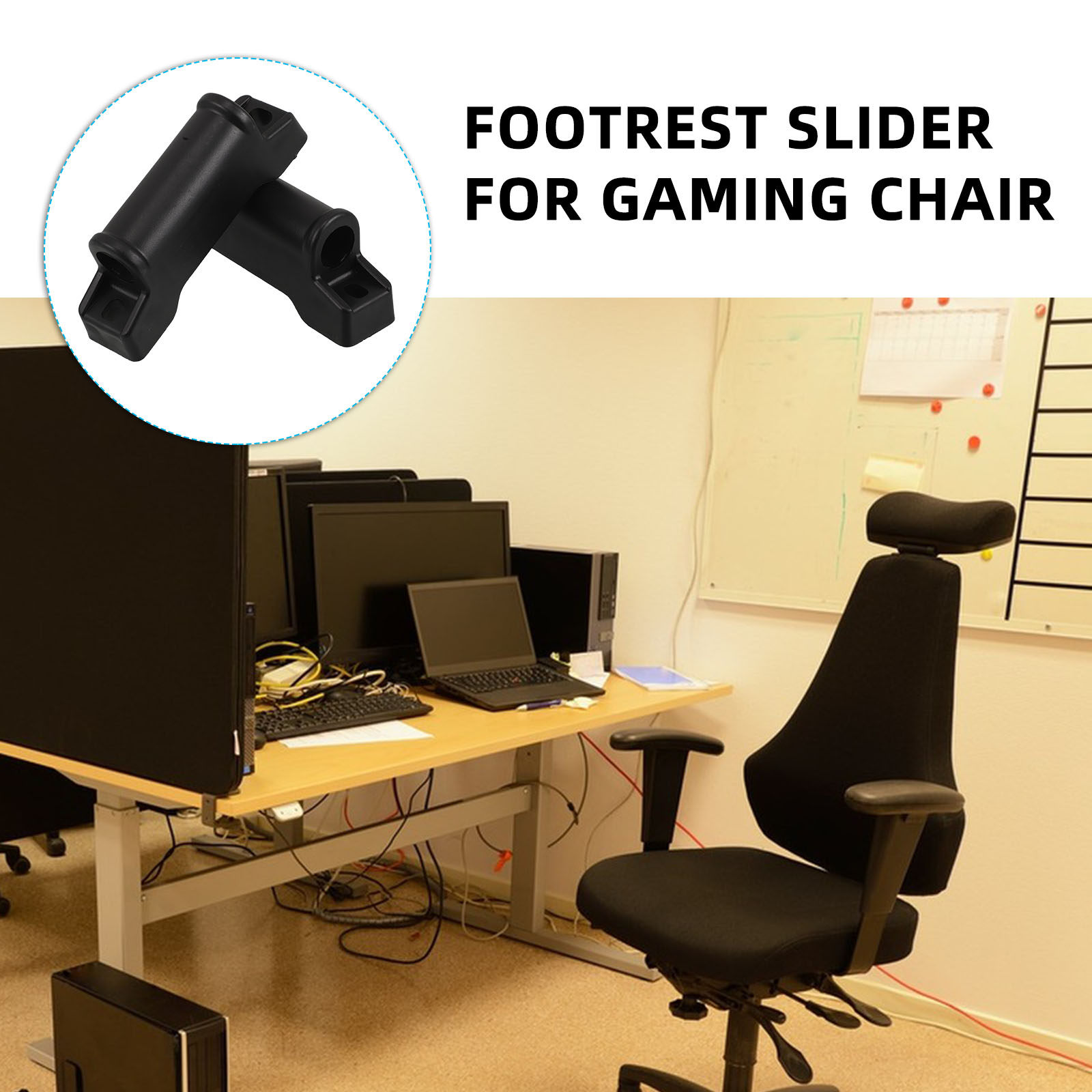 Office Footrest Cushion - 2 sztuki uniwersalnych podkładek pod nóżki