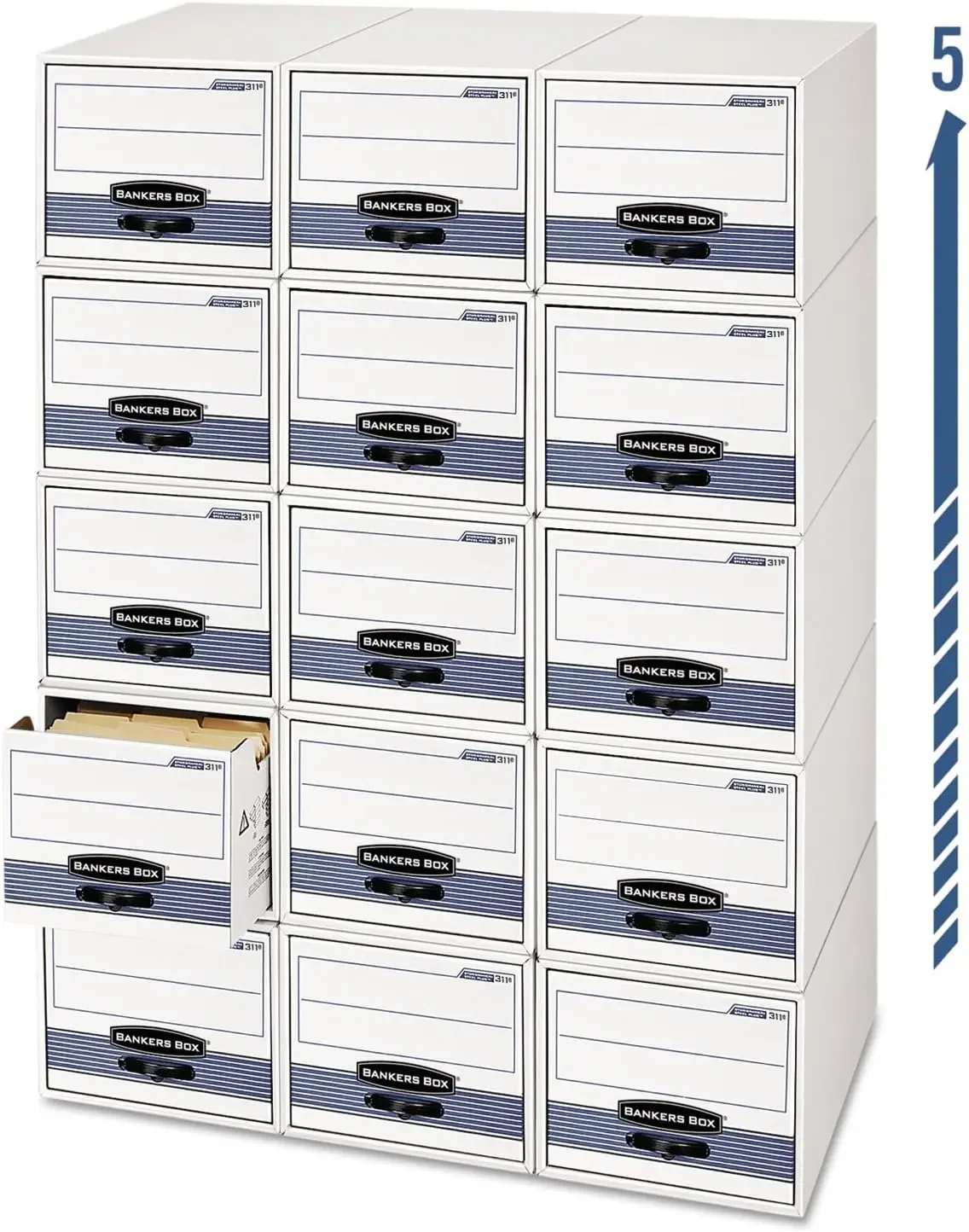 Office Furniture Plus - Zestaw 6 szafek na dokumenty STOR/DRAWER