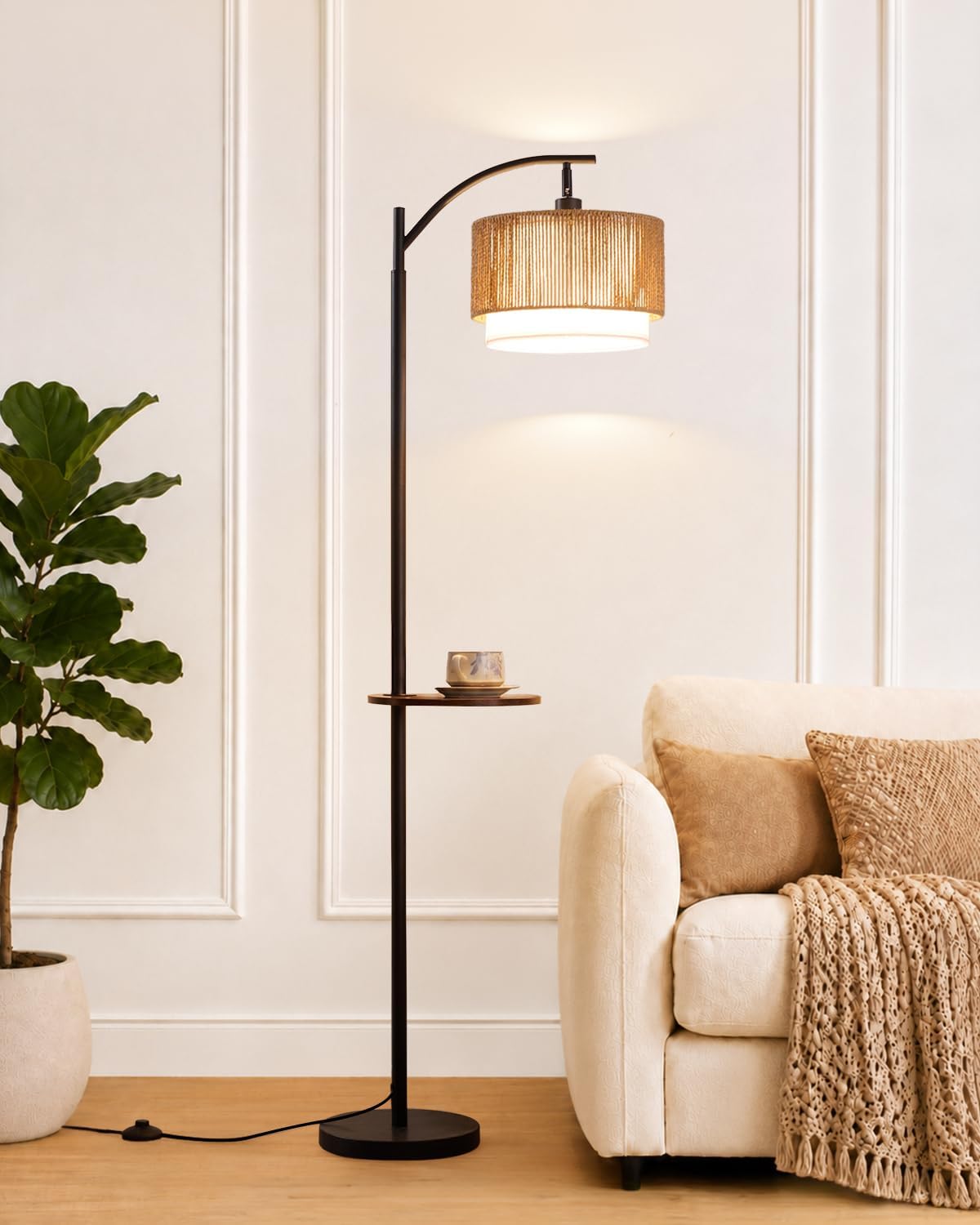 Floor Lamp Arched - Lampa podłogowa w stylu boho, w