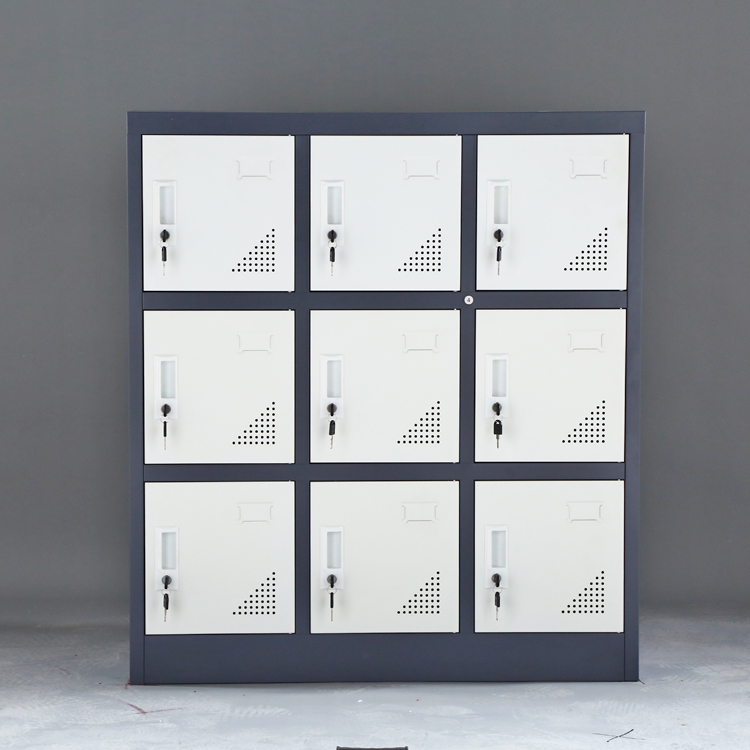 Office Storage Cabinet - 9-drzwiowa metalowa szafa biurowa do przechowywania,