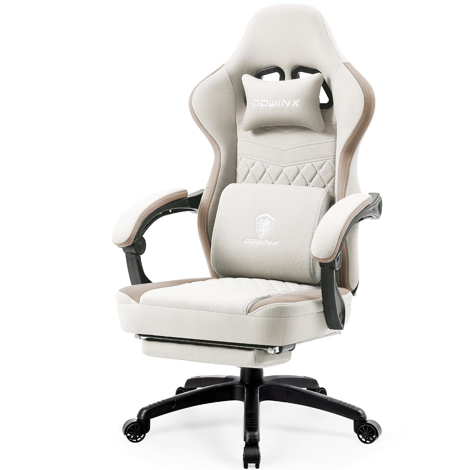 Office Footrest Cushion - Oddychające krzesło gamingowe z poduszką sprężynową,