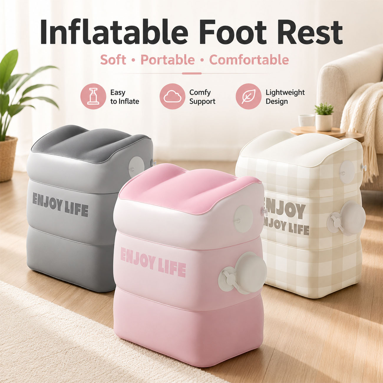 1 szt. Nadmuchiwana poduszka p – Office Footrest Cushion recenzja i cena