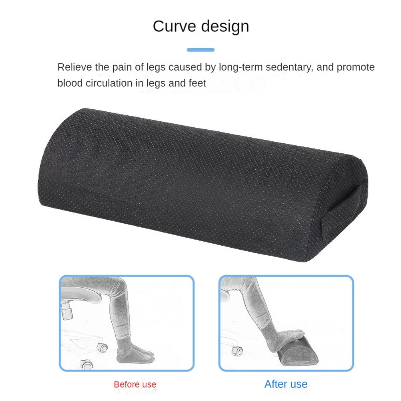 Półokrągła poduszka pod stopy  – Office Footrest Cushion recenzja i cena