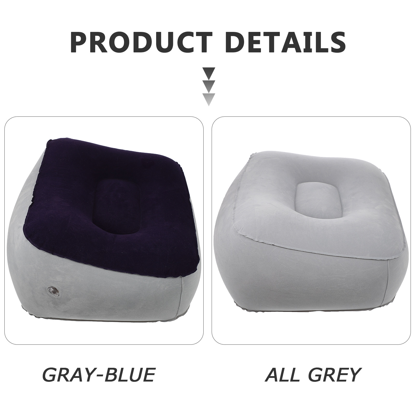 2 szt. dmuchanych podkładek po – Office Footrest Cushion recenzja i cena