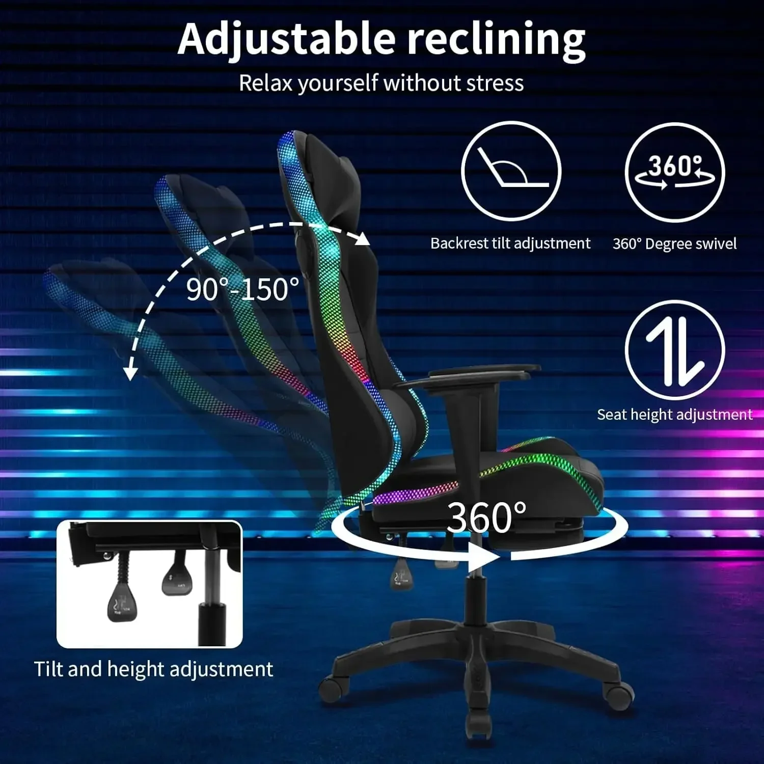 Krzesło gamingowe, krzesło biu – Office Footrest Cushion recenzja i cena