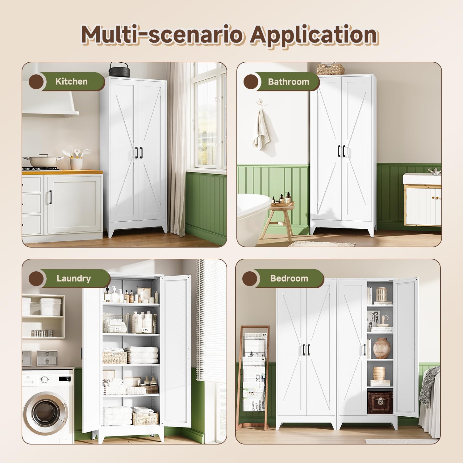 Wysoka metalowa szafa do przec – Office Storage Cabinet recenzja i cena