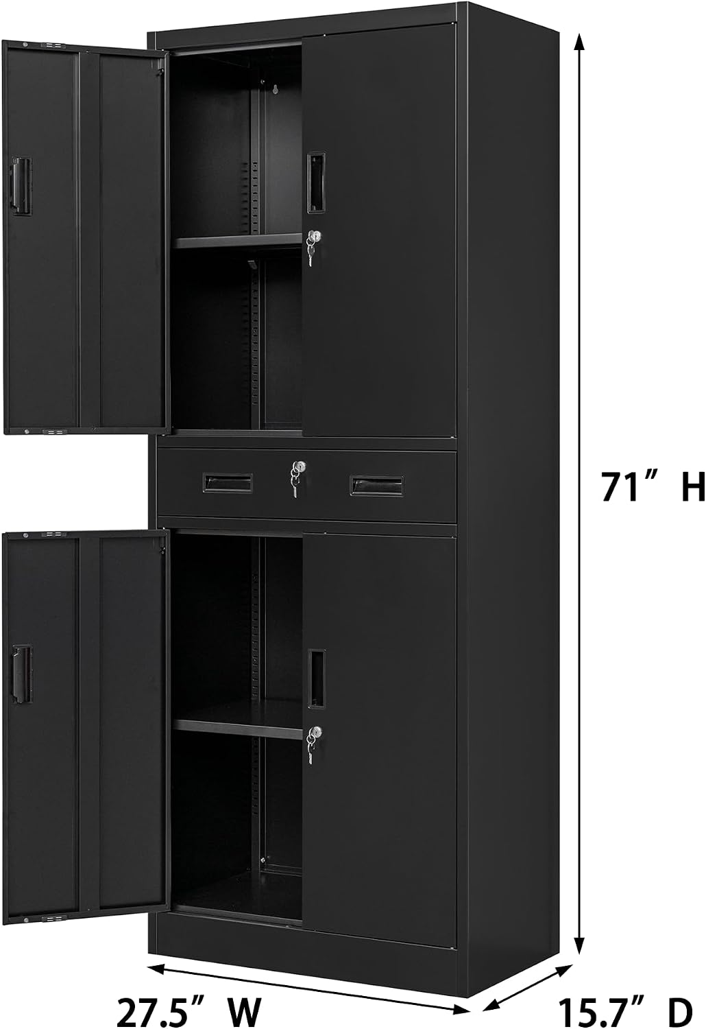 Wysoka metalowa szafa do przec – Office Storage Cabinet recenzja i cena
