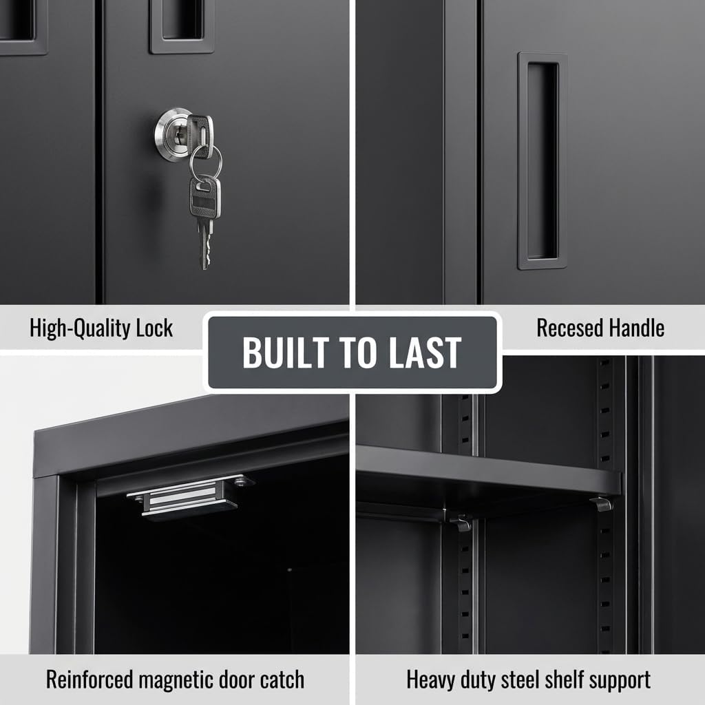 Wysoka metalowa szafa do przec – Office Storage Cabinet recenzja i cena