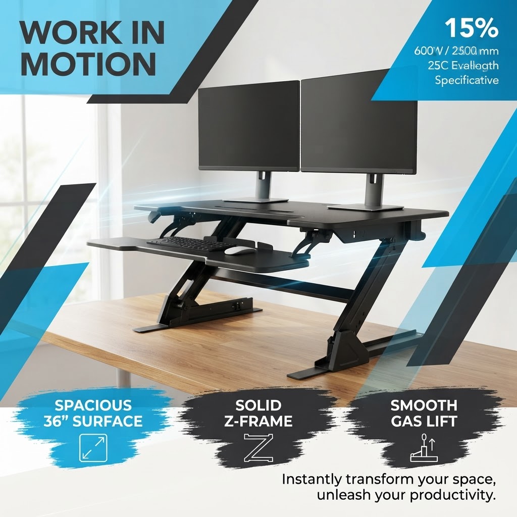 Konwerter biurka stojącego w k – Office Furniture Suppliers recenzja i cena
