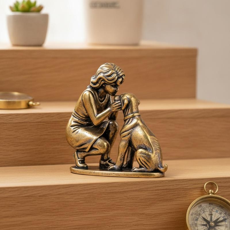 Mosiężna figurka dziewczyny i  – Cubicle Shelf Organizer recenzja i cena