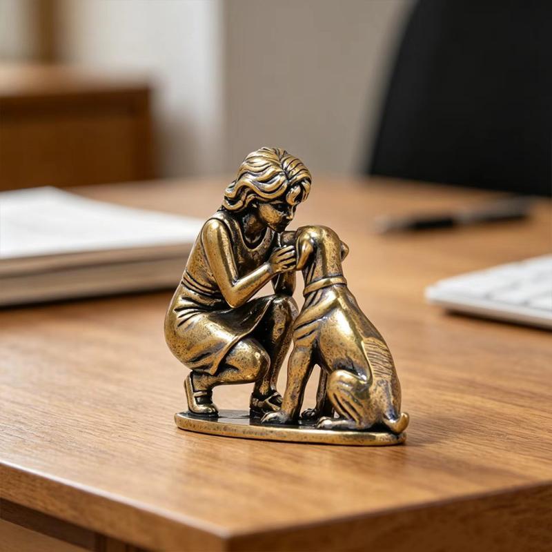 Mosiężna figurka dziewczyny i  – Cubicle Shelf Organizer recenzja i cena