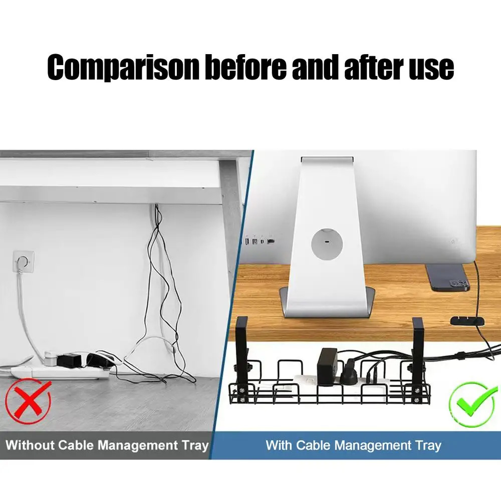 Skrzynka do zarządzania kablam – Cubicle Shelf Organizer recenzja i cena