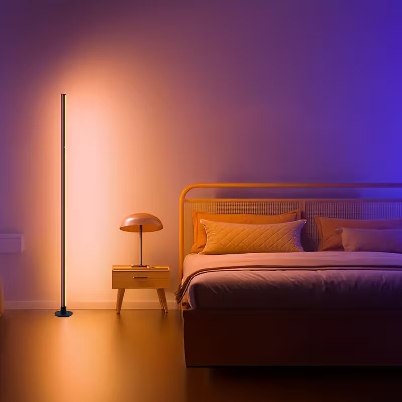 Narożna lampa podłogowa LED RG – Floor Lamp Arched recenzja i cena