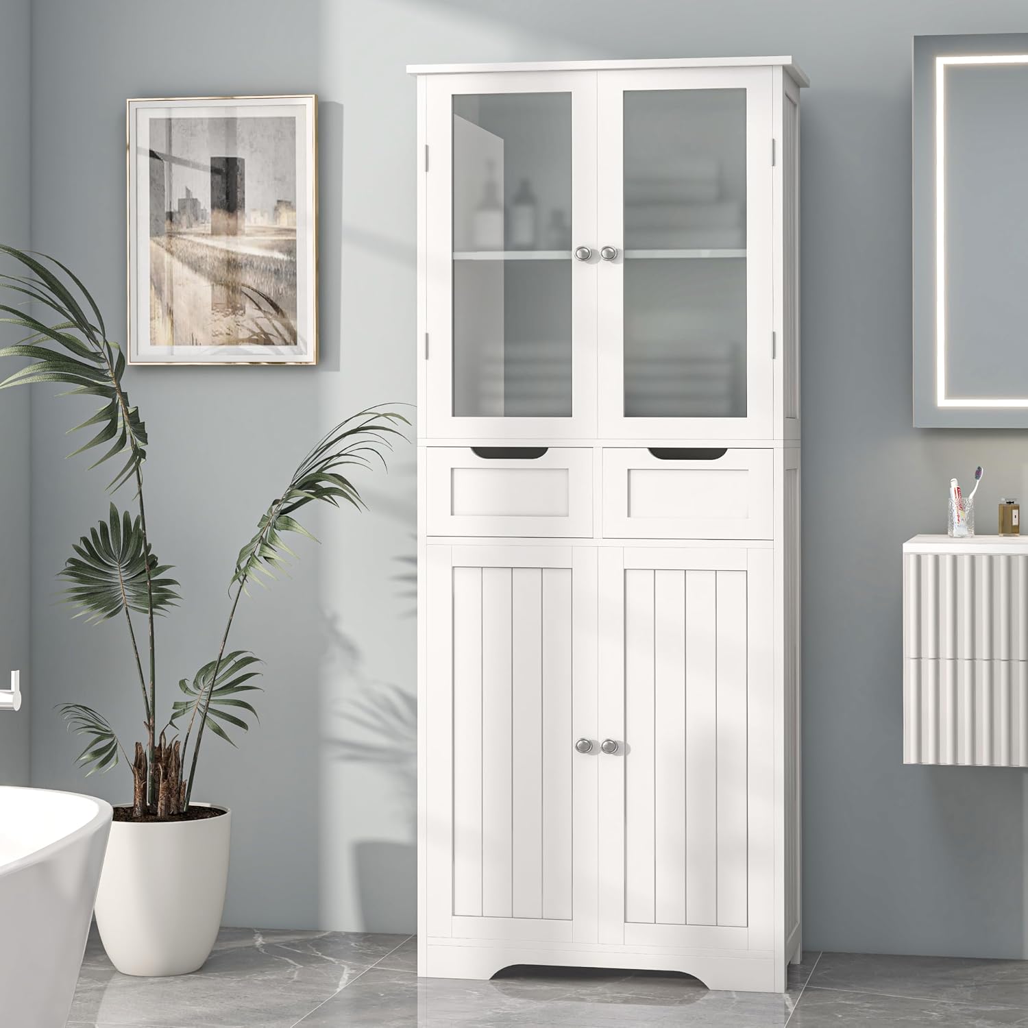 Wysoka szafka łazienkowa, woln – Office Storage Cabinet recenzja i cena